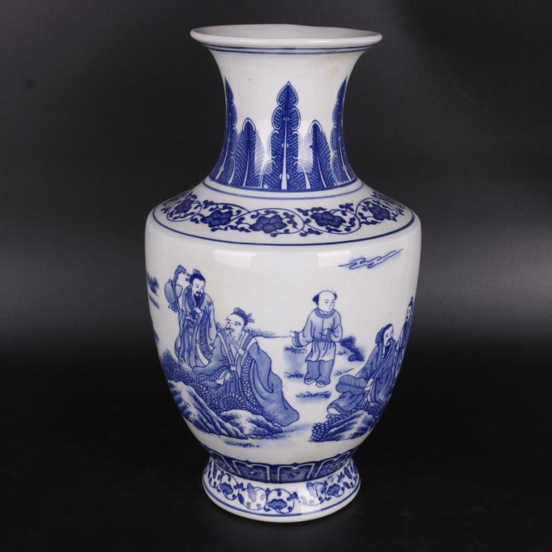 The Qing qianlong character wen party, pointed to the design applique antique porcelain household of Chinese style furnishing articles old goods collection process