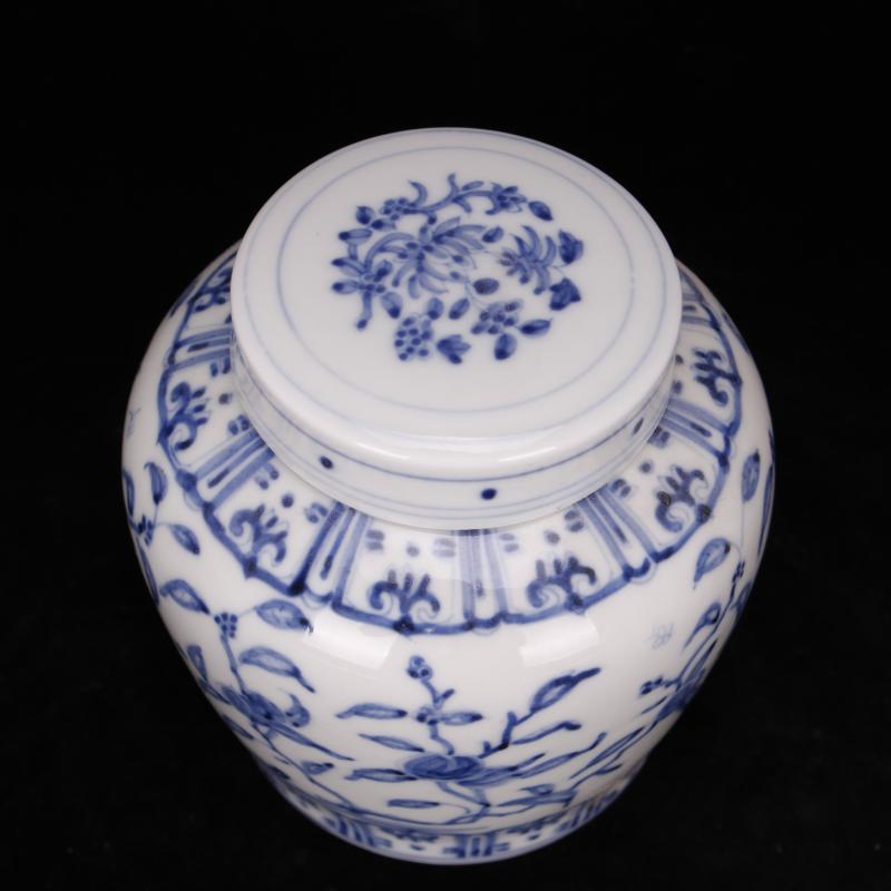 Jingdezhen hand - made kirin dragon grain day word wind canister caddy fixings antique ceramic tea set, tea is tea storage storehouse