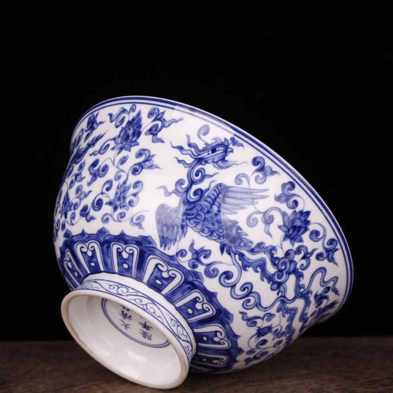 Jingdezhen porcelain in extremely good fortune always imitation qianlong porcelain Chinese style classical soft adornment art bowls furnishing articles