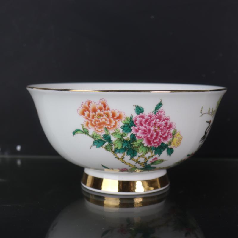 Antique crafts porcelain com.lowagie.text.paragraph 6 inch the qing qianlong fuels the pastel rainbow such use household decorative pattern Chinese penjing collection