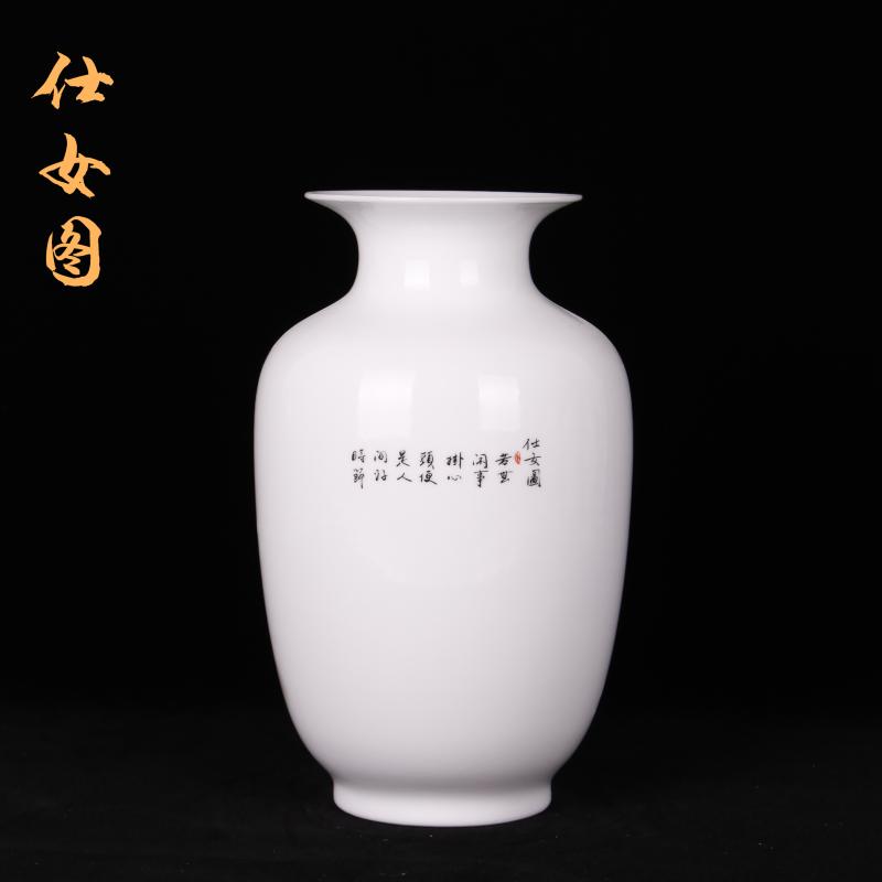 Jingdezhen imitation the qing qianlong years with enamel vase vase planting home sitting room adornment handicraft furnishing articles study