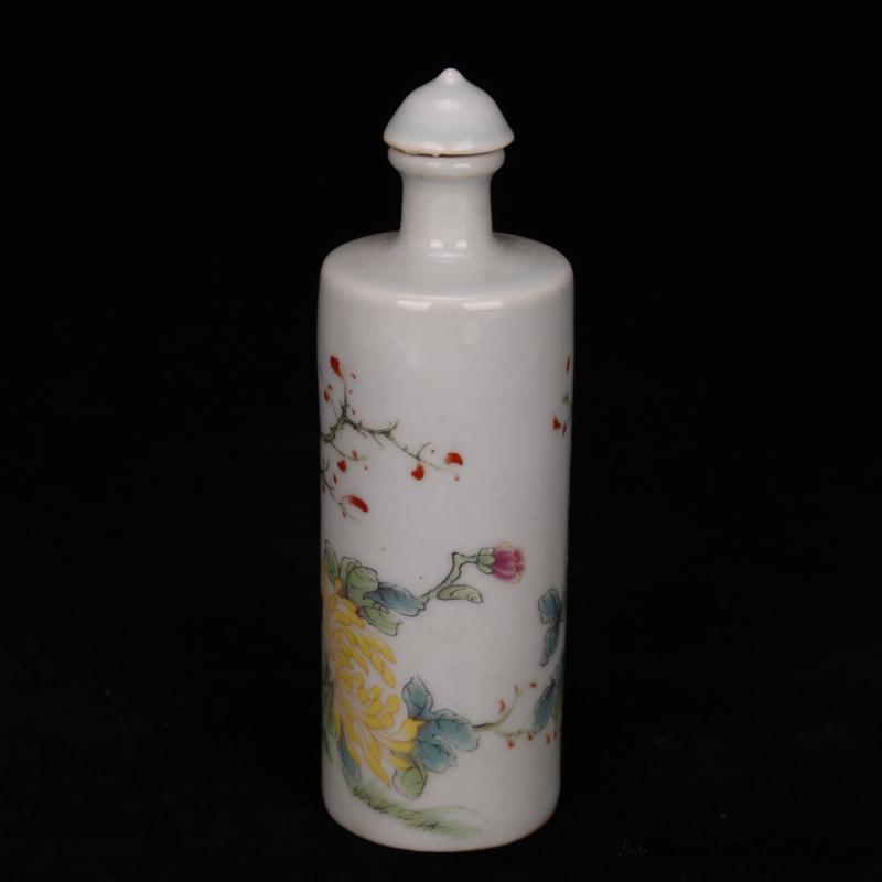 Jingdezhen archaize play jade antique old porcelain mini snuff bottle the study ancient frame to collect small place