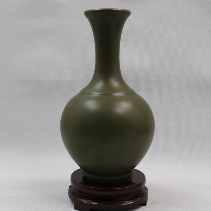 Jingdezhen ceramics glaze vase household adornment is placed at the end of the tea generic yongzheng antique antique handicraft