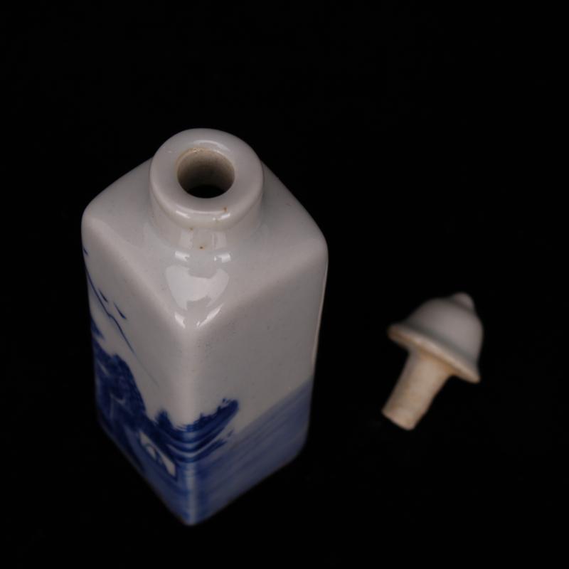 Jingdezhen archaize play jade antique old porcelain mini snuff bottle the study ancient frame to collect small place