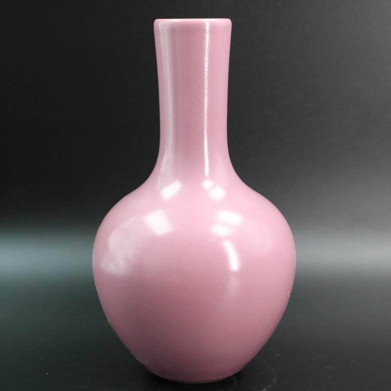 Carmine jingdezhen ceramics glaze vase household adornment furnishing articles of generic yongzheng antique antique handicraft