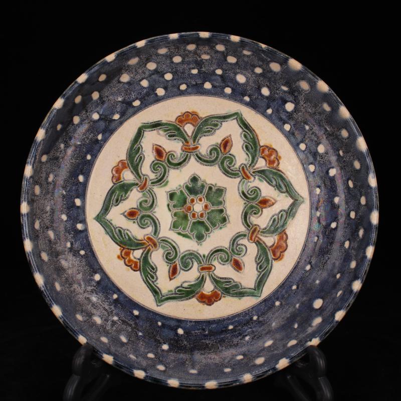 Jingdezhen tang - style antique antique tang sancai porcelain compote fine old vintage antique furnishing articles in living in adornment