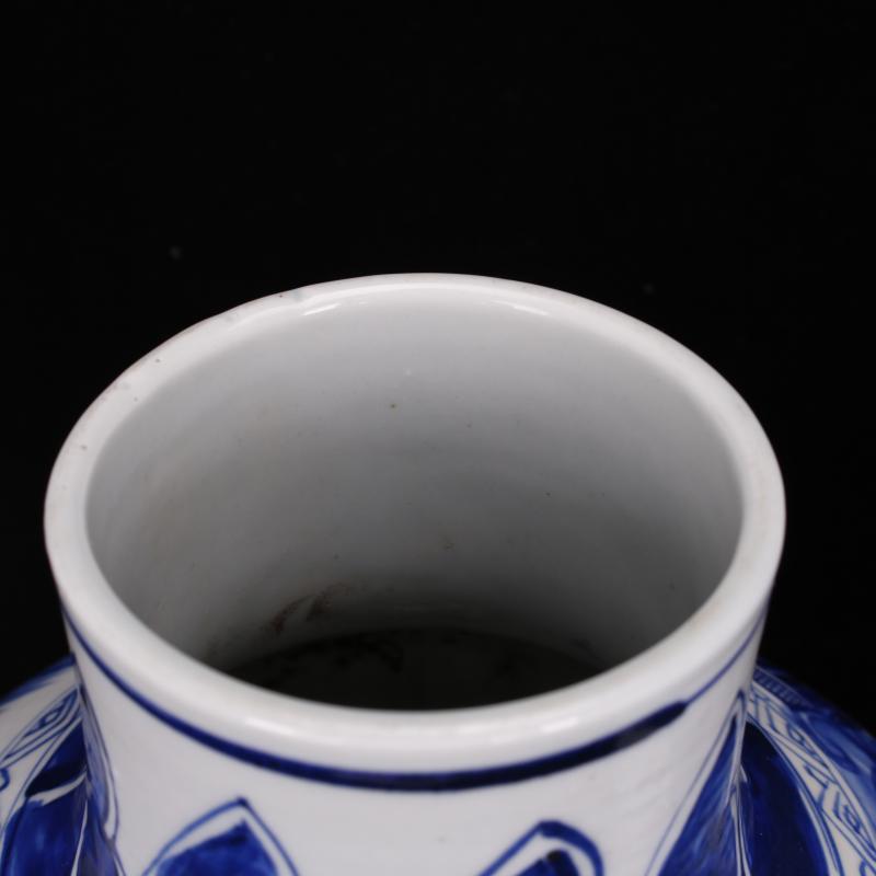 Jingdezhen kilns of pure hand - made character lines to quiver cap tube antique porcelain antique antique old junk furnishing articles