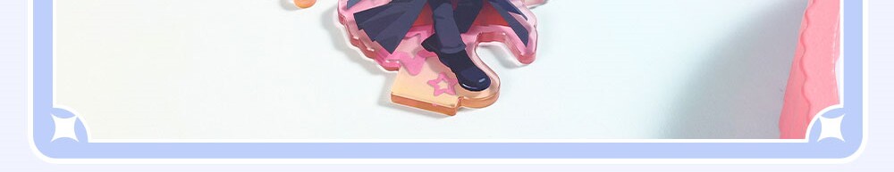 Official Link Click Dream Out acrylic tabletop display assembly example