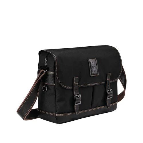 Европейская прямая почтовая рассылка LONGCHAMP Longchamp мужская кожаная сумка через плечо с контрастной строчкой на одно плечо повседневная мужская сумка для поездок на работу