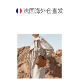 Кожаная желтовато-коричневая трендовая сумка на одно плечо