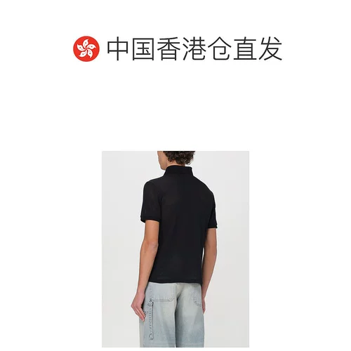 Гонконг прямая почтовая почта Men Courrèges Polo рубашка 124JPO025JS0069