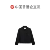 Гонконгская прямая почтовая почта Ами Париж Лонг -Слушанная куртка HJK053CO0009.