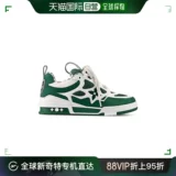 Европейская прямая почтовая почта LV/Louis Vuitton 23 Новые мужские зеленые коровьи скейтбординг обувь