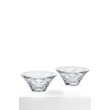 Европейская прямая почтовая рассылка Baccarat Barra Crystal Bowl Glaze Гладкая стенка режущей чаши для поверхности и гладкая 6 см.
