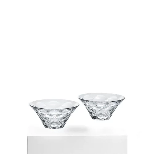 Европейская прямая почтовая рассылка Baccarat Barra Crystal Bowl Glaze Гладкая стенка режущей чаши для поверхности и гладкая 6 см.