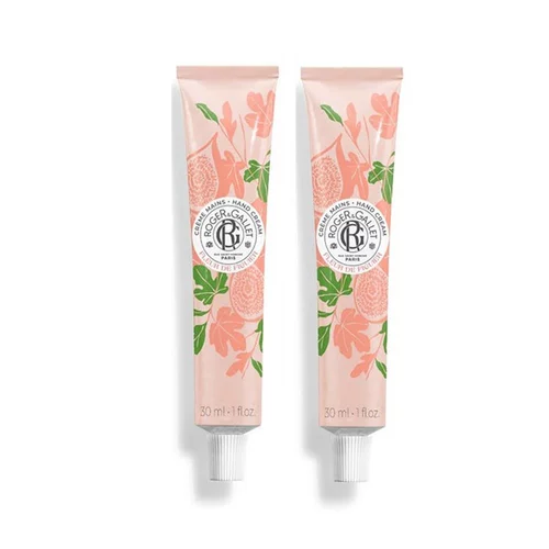 Прямая почтовая рассылка по Европе ROGER GALLET Крем для рук Fragrant Grey Fig, 30 мл x 2 упаковки, увлажняющий