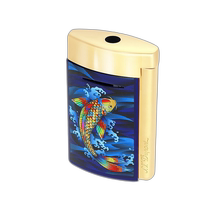 European direct mail S T Dupont French Dupont MINIJET mini windproof series blue koi lighter