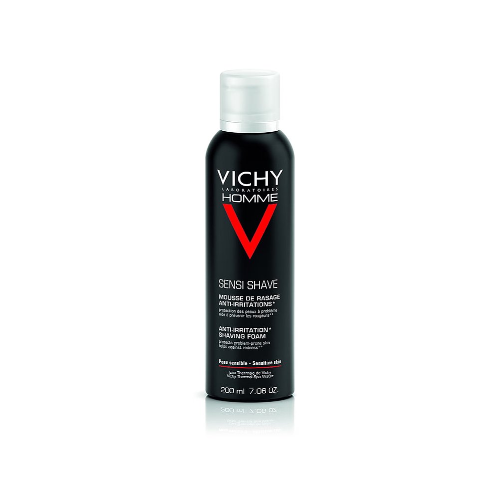 欧洲直邮德国药房VICHY薇姿男士剃须泡沫200ml，敏感肌的救星！💪🌿