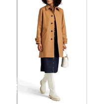 Hong Kong Direct Mail A P C Lady Wool Blend Felt Great Coat