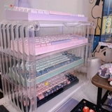 Клавиатура, коробка для хранения, акриловый стенд, механический ноутбук, аксессуары