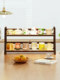 Desktop tea cup rack storage rack multi-layer tea set storage rack living room home tea table teapot display rack