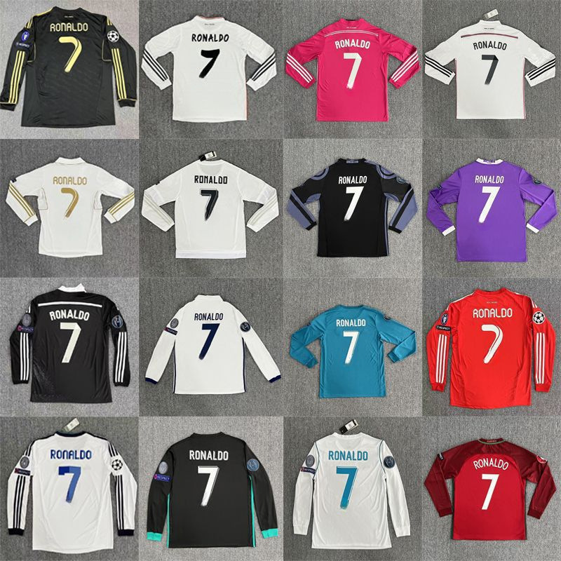 Season Retro Jersey 1213 1314 1415 1516 1617 1718 Ronaldo Number 7