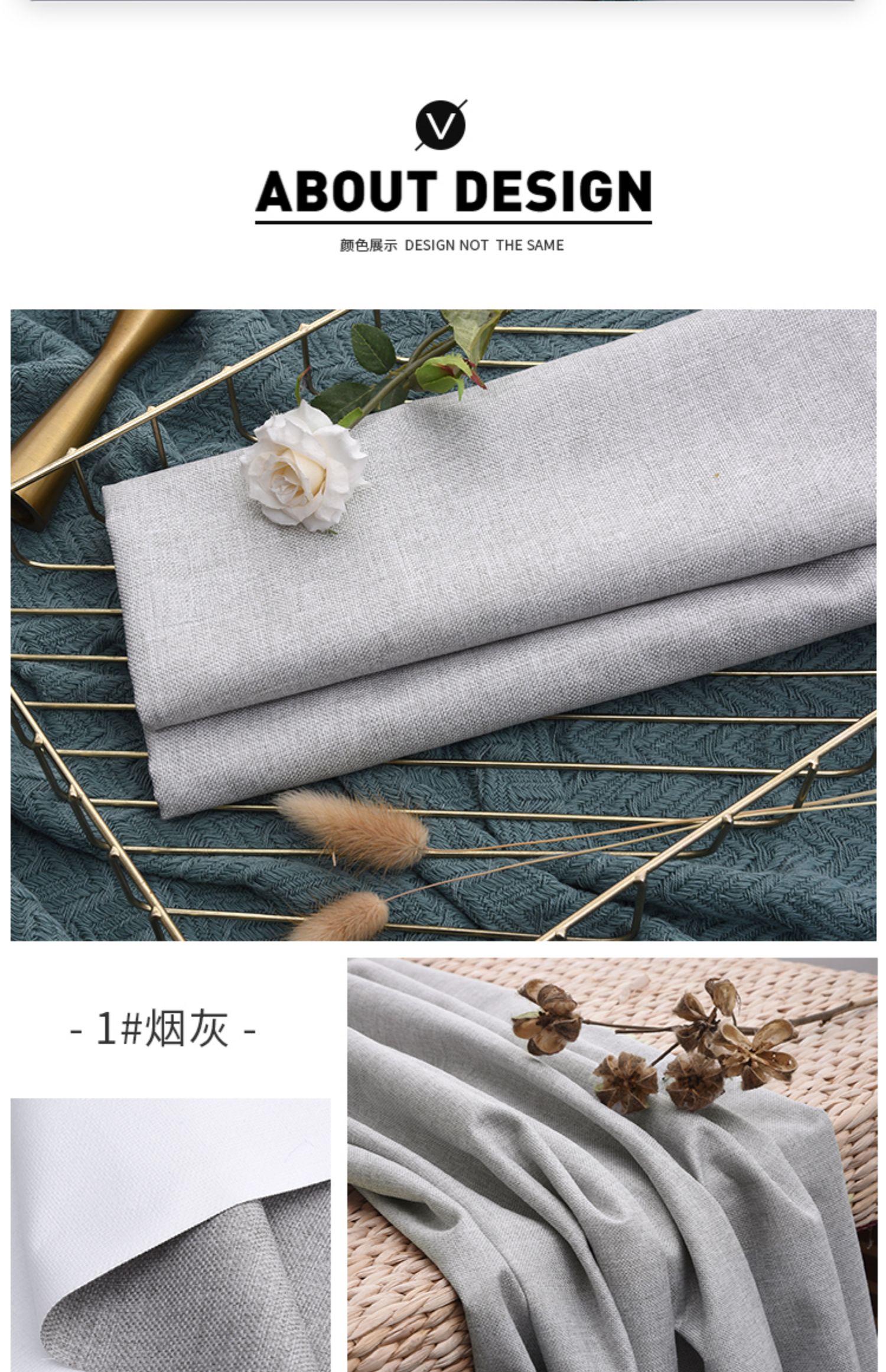 Vải lanh vải lanh vải lanh vải sofa vải lanh vải rắn màu chống bụi khăn trải bàn vải nền tự làm - Vải vải tự làm vải thun giá rẻ