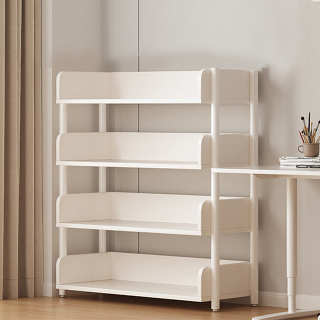 Small bookshelf next to the desk narrow floor-standing storage rack household book storage rack simple multi-layer vertical rack cabinet layer rack