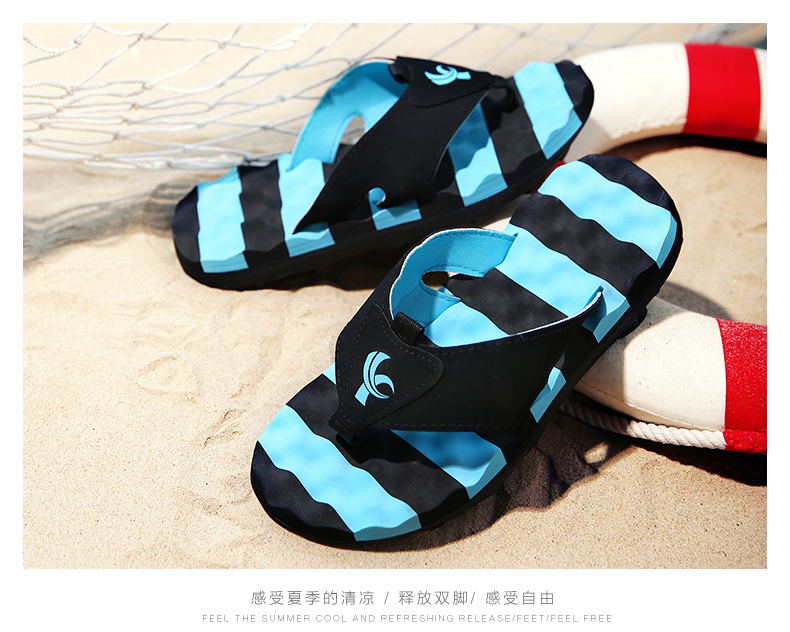 Mùa hè triều flip flops của nam giới dép nam dép không trượt đáy mềm ngoài trời mặc pinch bãi biển dép mùa hè giày