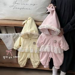 Baby Girl Autumn Outfit One-Piece Outerwear Stylish Infant Clothes Cute Super Adorable Princess Autumn for Young Infants