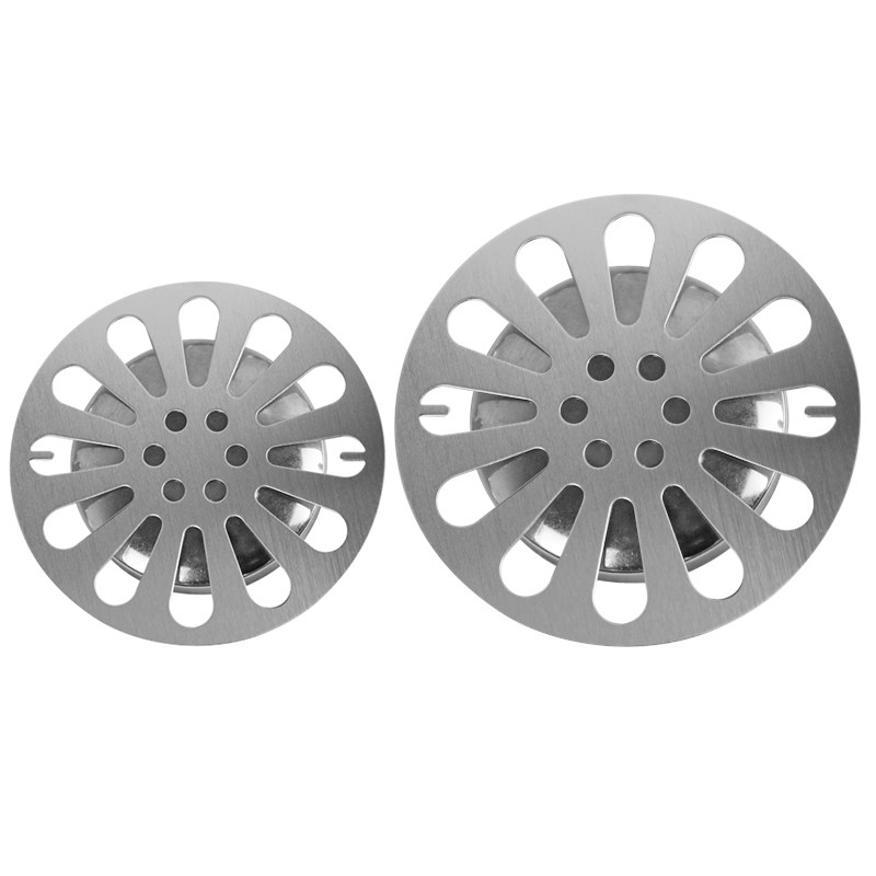 Gobelez stainless steel floor drain cover small round cover Bathroom powder room 7 8 10cm cover sheet round filter
