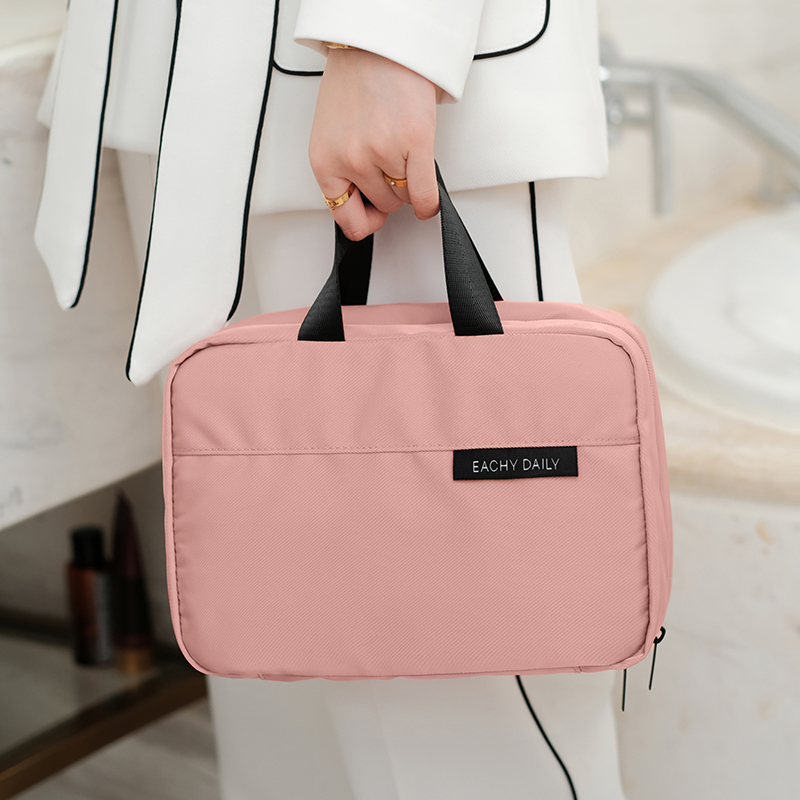 Cosmetic bag women's portable large-capacity hand-held business suitcase net red cosmetic storage bag high-quality wash bag