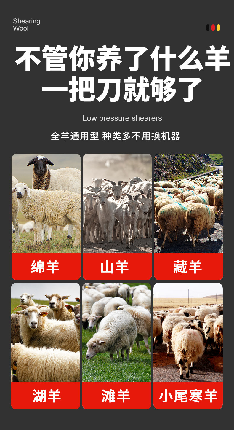 Ножницы 大功率羊毛剪低压无刷羊毛剪无极调速羊毛剪电动羊毛推子剪毛神器