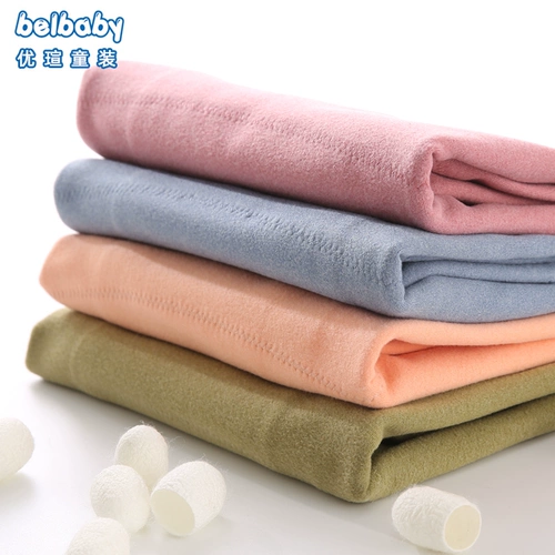 Детское бархатное удерживающее тепло осеннее нижнее белье, демисезонный детский комплект, термобелье для мальчиков, зимние штаны