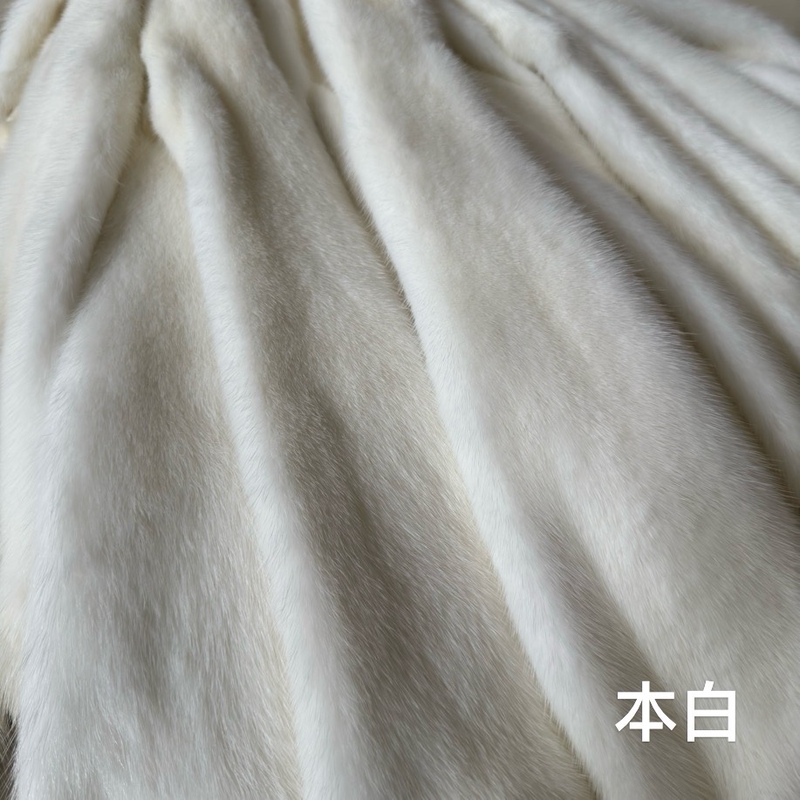 Mink Fur Raw Material, Whole Imported Mink Fur, Black, White, Gray Genuine Mink Fur, Fur Collar, DIY Handmade Leather Material