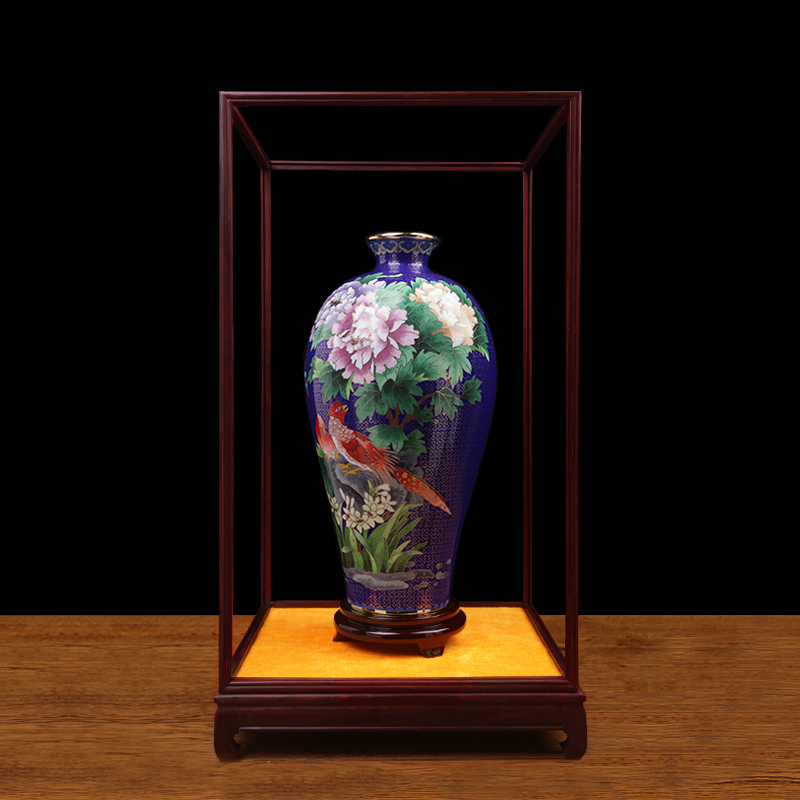 Old Beijing Jingtai Blue Pendulum Pieces Bronze Tire Pinch Silk Enamel Handicraft China Featured Gifts Send Old Foreign Gifts-Taobao