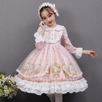 Loretta dress girl girl girl skirt children 5-year-old girl 6-year-old dress 8-year-old Lolita Lolita Summer