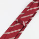 Men's and Women's Jk Striped Tie, Preppy Style, Japanese School Uniform Shirt, Formal Wear, Simple Burgundy Hand-Tied Tie