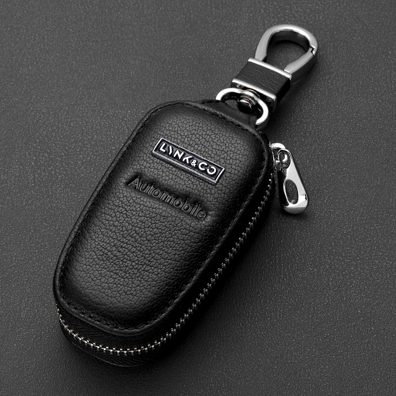 Dành riêng cho LYNK & CO 01 Hộp đựng chìa khóa Da ô tô Hộp đựng chìa khóa trang trí Phụ kiện ô tô LYNK & CO 02 03 Hộp đựng chìa khóa - Ô tô nội thất Accesseries