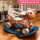 con hươu nhún Trojan trẻ em ngựa bập bênh em bé đa chức năng đồ chơi trẻ em bé trai và bé gái món quà sinh nhật 1 tuổi ngựa bập bênh thú nhún tuần lộc thú nhún bơm hơi