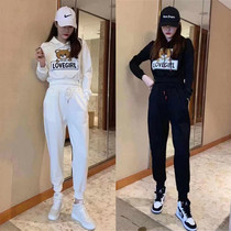 Ogoods Lian Hood Clothing Suit Women 2022 Spring New Fashion Little High Waist Foreign Air Leisure Sports Two Sets Eben