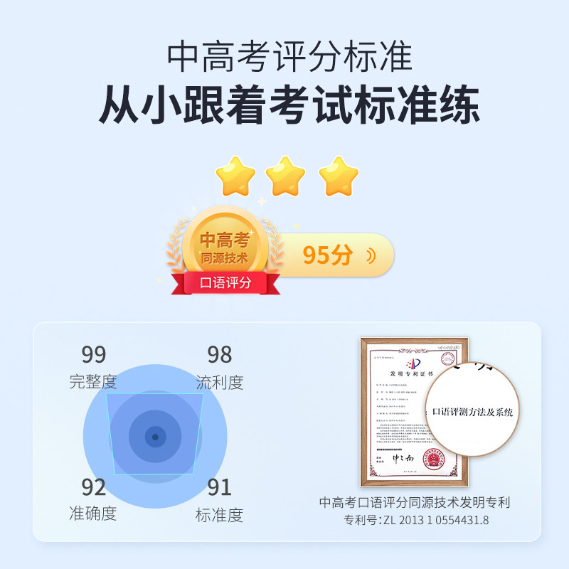 Alpha Egg Ai Listening Device D1 Listening Device with Repeater, Synchronized with New Textbooks, English Listening and Reading Tool for High School and College Entrance Exams, Learning Companion Device