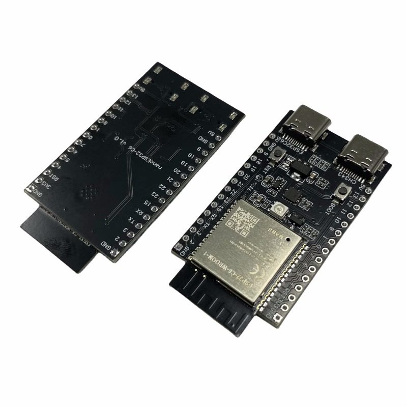 适用nanoESP32-C6-N4/N8/N16开发板ESP32-C6核心 WiFi6蓝牙Zigbee
