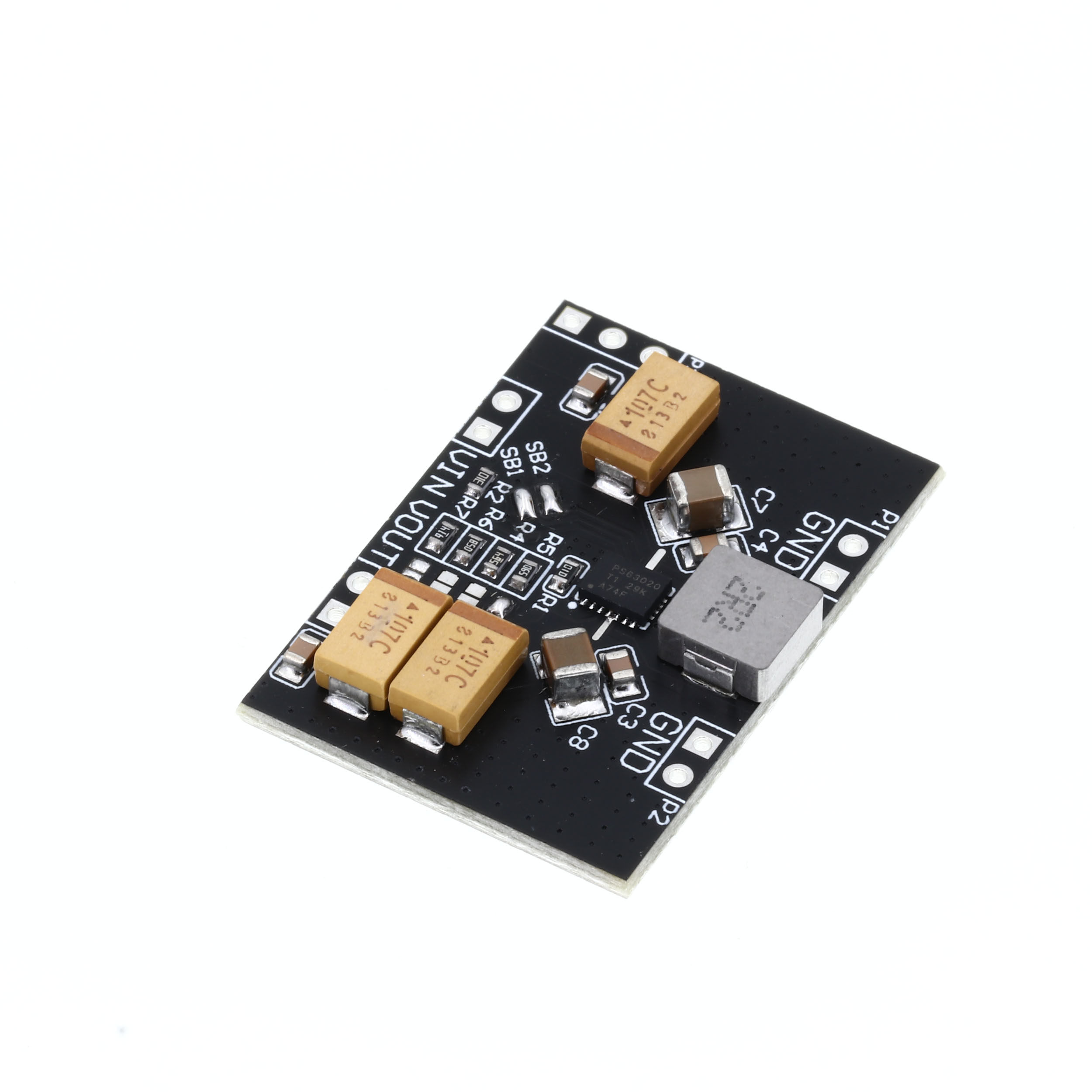 TPS63020电源模块板自动升降压 2.5V 3.3V 4.2V 5V锂电池 低纹波