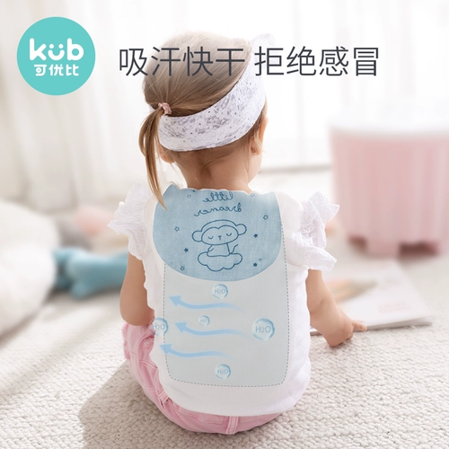 Хлопковое детское полотенце от пота, хлопковый детский шарф для детского сада, 0-3 лет