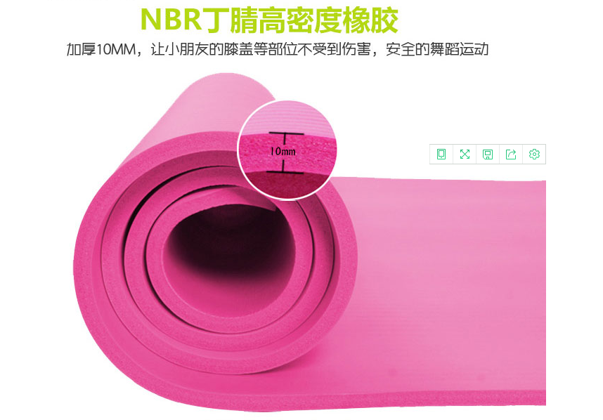 Thảm tập yoga cho trẻ em thực hành nhảy thảm tập nhảy mờ 跏 Thảm chống trượt dày lên mở rộng thảm tập thể dục cô gái - Dance pad thảm nhảy bước chân