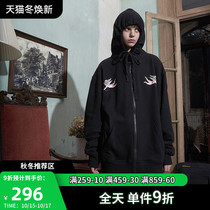 GRKC China Cupid Zipper Sweatshirt Plus Pinch Couple Loose Fashion Men and Women Same Hoodie