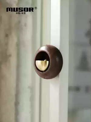 MUSOR small round egg doorbell pure copper magnetic hanging ornaments wind chimes housewarming gifts open door prompt ringing hanging Bell Bell