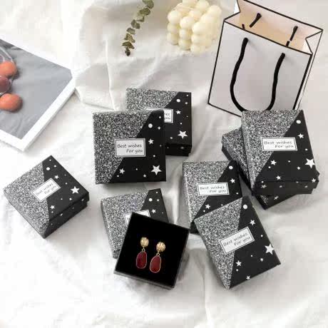 Spot starry pendant Ring box Necklace Jewelry box Bracelet jewelry box Small gift box can be customized