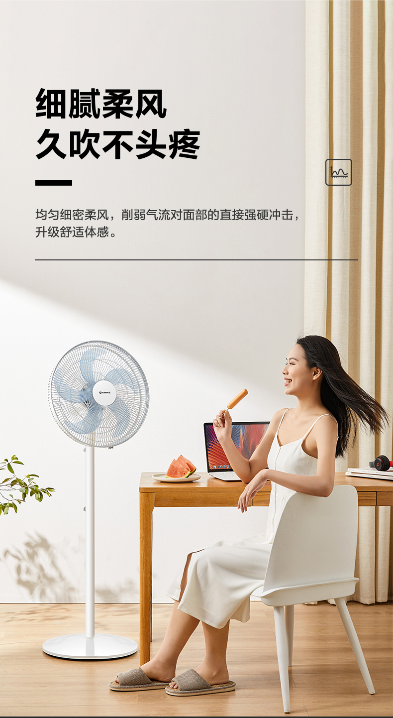 艾美特  5叶立式循环电风扇 图5